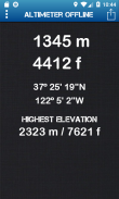 Altimeter Offline screenshot 1