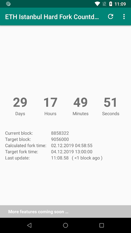 Ethereum fork countdown fintank crypto