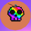 Pixel Color Boomerang A4 Icon