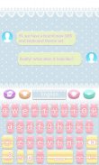 Macaron GO Keyboard Theme screenshot 2