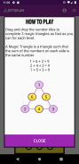 Magic Triangles - Math Puzzles - Aritgram screenshot 22