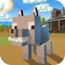 Blocky Wolf Simulator Icon