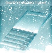 Snow Keyboard Theme screenshot 2