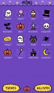 Cute Wallpaper Black Halloween Cat Theme screenshot 1