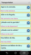Spanische Sätze für den Reisen screenshot 3