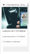 CNH Digital Carteira Digital de Trânsito - Guia screenshot 1