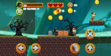 Ninja Kid vs Zombies screenshot 0