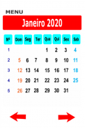 Calendário Português 2020- Feriados. screenshot 0