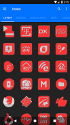 Bright Red Icon Pack screenshot 6