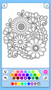 Flores mandala para colorear screenshot 3
