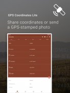 GPS Coordinates Converter Lite screenshot 2
