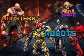 Arena de luta Monstro vs Robô screenshot 9