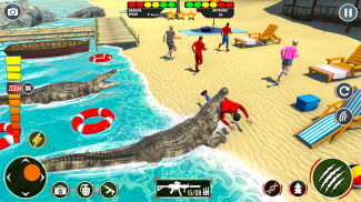 Hungry Animal Crocodile Games screenshot 1