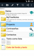 Notas - Bloc de notas con contraseña (gratuito) screenshot 6