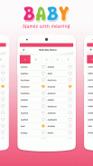 New Baby Names With Meaning screenshot 1