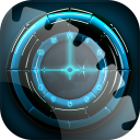 Neon Lights Clock Icon