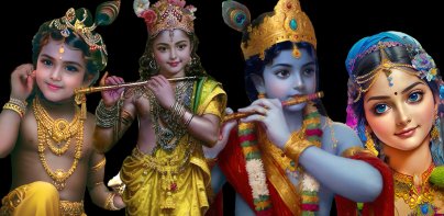 4D Radha Krishna Wallpaper