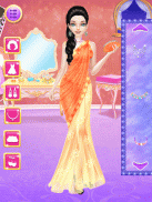 Indian Doll Wedding Fashion Makeup And Dressup screenshot 4