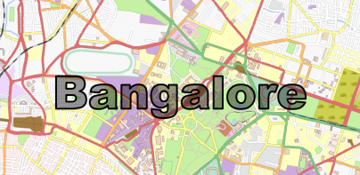 Bangalore Offline City Map