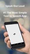 Speak Out Loud | #1 Simple Text to Speech App screenshot 1