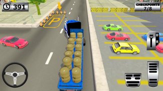 Indian Truck Heavy Duty Cargo Parking Game screenshot 4