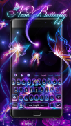 Neon Butterflies Keyboard screenshot 6