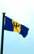 Barbados Flag 3D Free screenshot 14