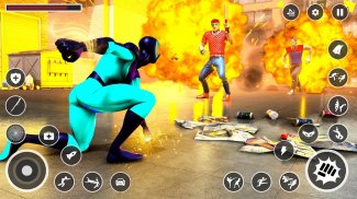 Spider Fight 3D: 거미줄 개임 멀티 격투 screenshot 3