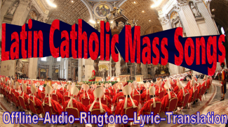 Latin Catholic Mass Songs screenshot 1