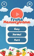 Fruits Memory Game For Kids screenshot 0