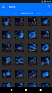 USA Flag Blue Icon Pack screenshot 6