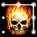 Skull Pattern Lock Screen Icon