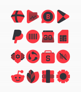 Karaz Red - Icon Pack screenshot 0