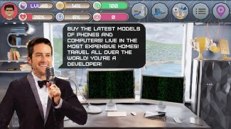 Hacker - tap criador de jogos, simulador de vida screenshot 4