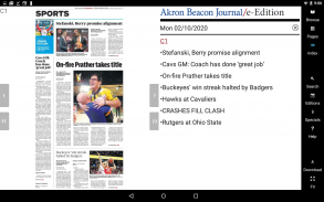 Beacon Journal eNewspaper screenshot 2