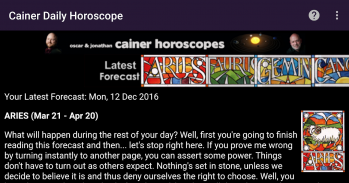 Cainer Daily Horoscopes screenshot 4