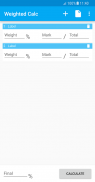 Weighted Calculator screenshot 2