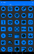Blue and Black Icon Pack screenshot 6