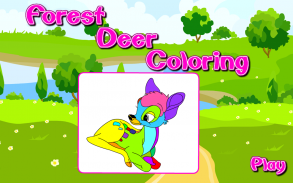 Coloring Forest Deer screenshot 4