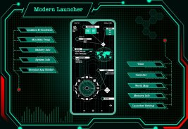 Modern Launcher 2019 - Tema  próxima generación screenshot 15