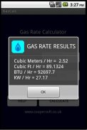 GAS RATE CALCULATOR FREE screenshot 0