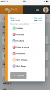 myTIME - WORKSuite screenshot 1