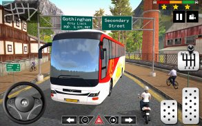 Offroad Bus Driving Simulator : Parking Games screenshot 0