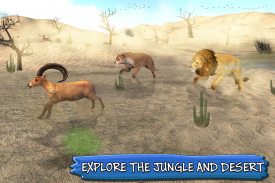 Lion Simulator Family: Animal Survival Games screenshot 8