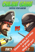 Pirates & ninjas 2 player game screenshot 0