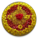 Rangoli With Flowers Icon