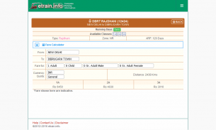 Indian Railways @etrain.info screenshot 3