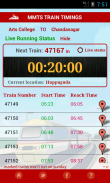 MMTS Train Timings screenshot 3