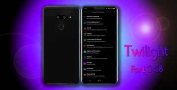 Twilight Theme for LG G8 LG V40 (Pie) screenshot 1