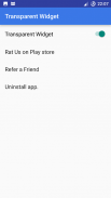 Transparent Widget screenshot 1